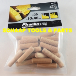 Deuvels 10mm x 40mm lengte per 30 verpakt | X66434